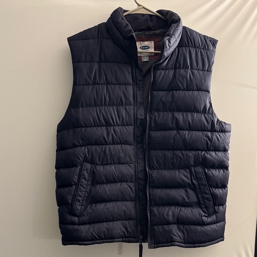 Dark Navy Blue Puffer Vest